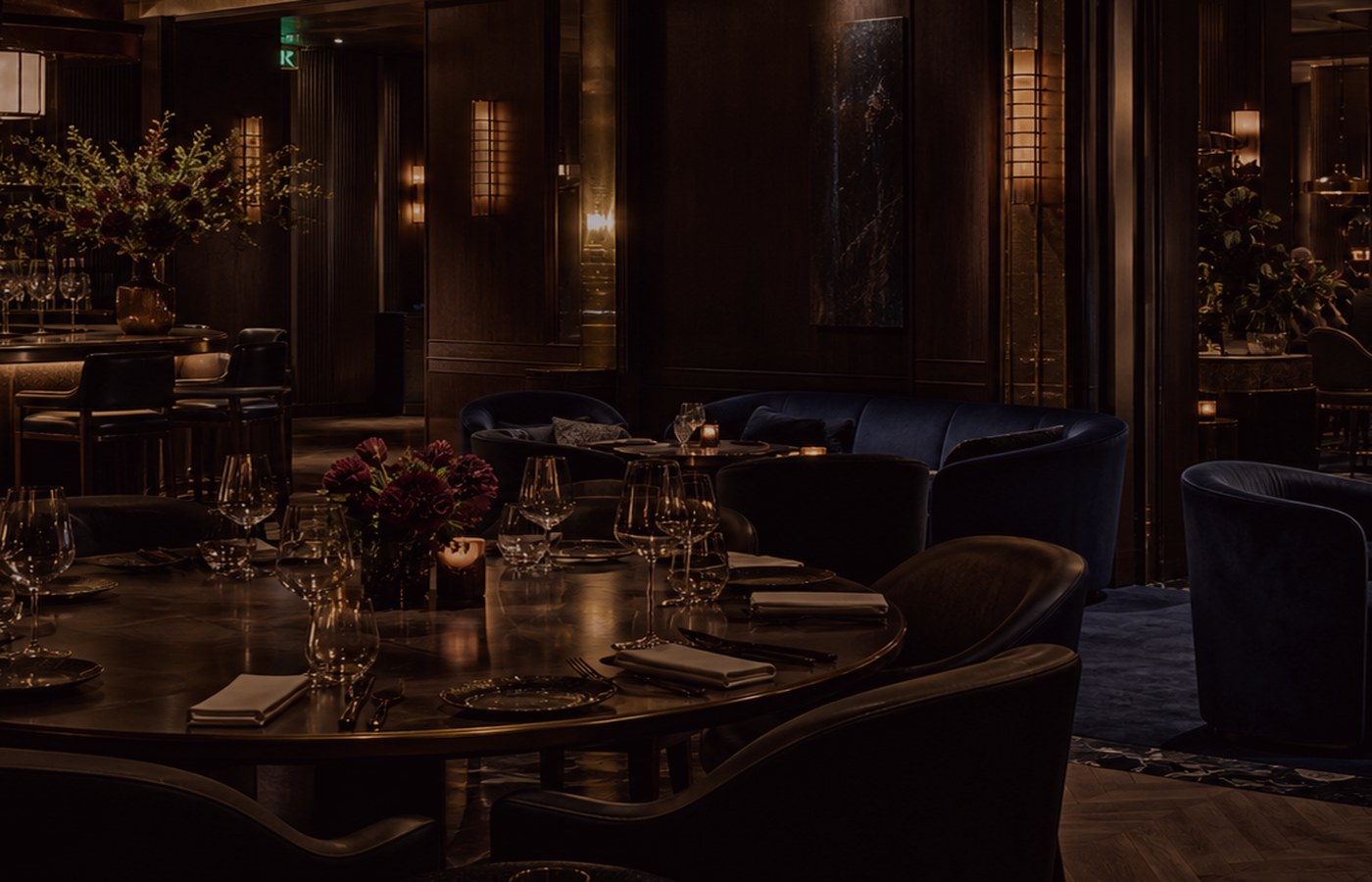 Seizoensmenu in het restaurant van Kymberlith